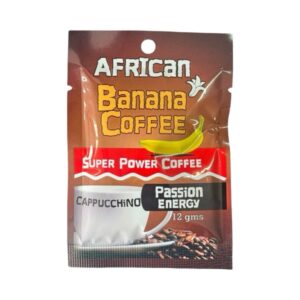 African Banana Coffee vitality herbal coffee blend packaging
