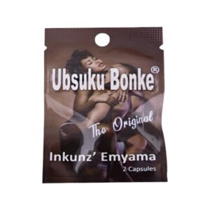 Ubsuku Bonke male stamina tablets sachet front view