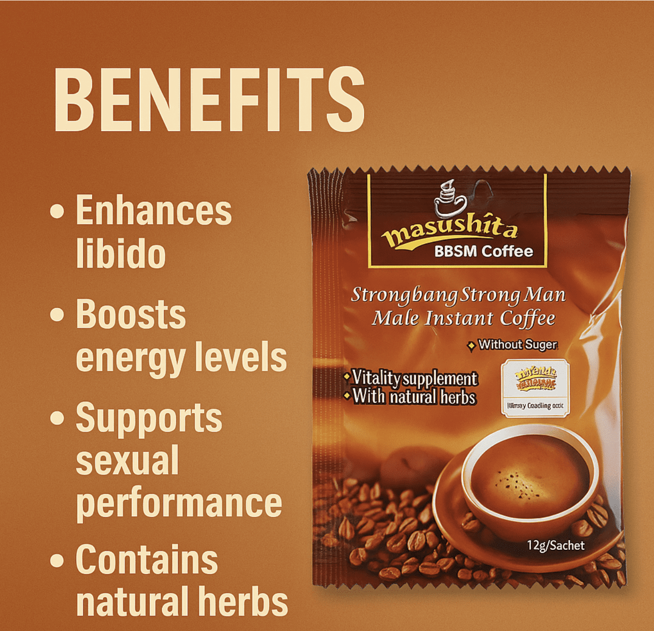 Masushita BBSM Coffee – Herbal Vitality Coffee Blend - Image 3