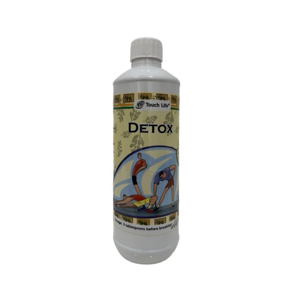 Detox herbal liquid bottle