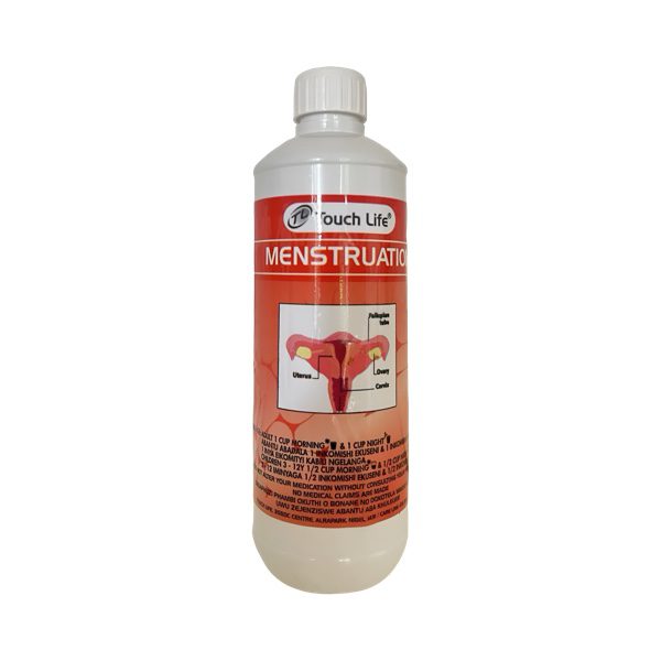 menstruation herbal liquid bottle